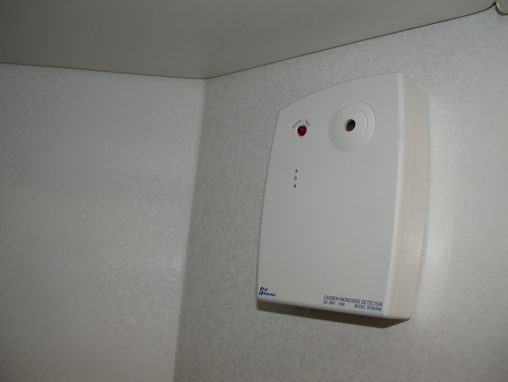 Plaats een gasdetector