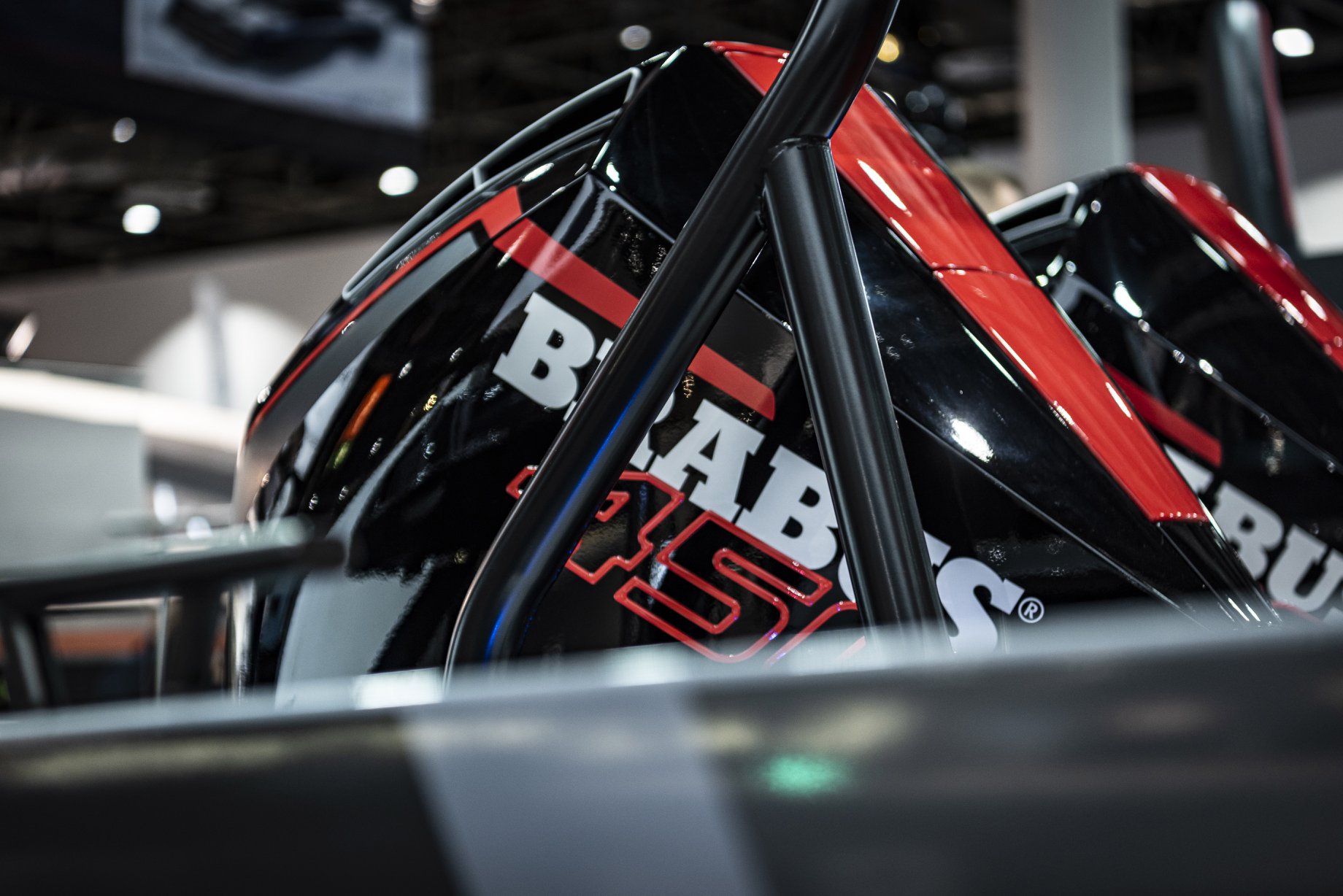 Brabus Styled Mercury 450 outboard at Dusseldorf boat show
