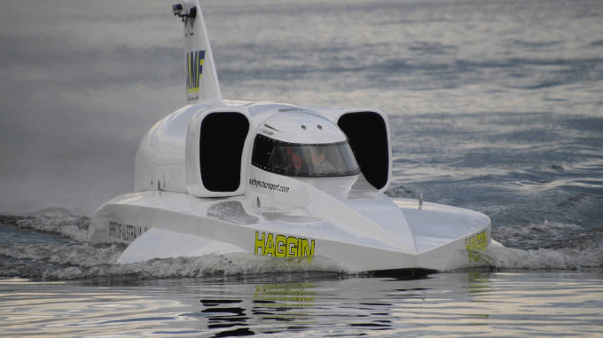 De Spirit of Australia is een houten speedboot. Foto: Manningrivertimes.com