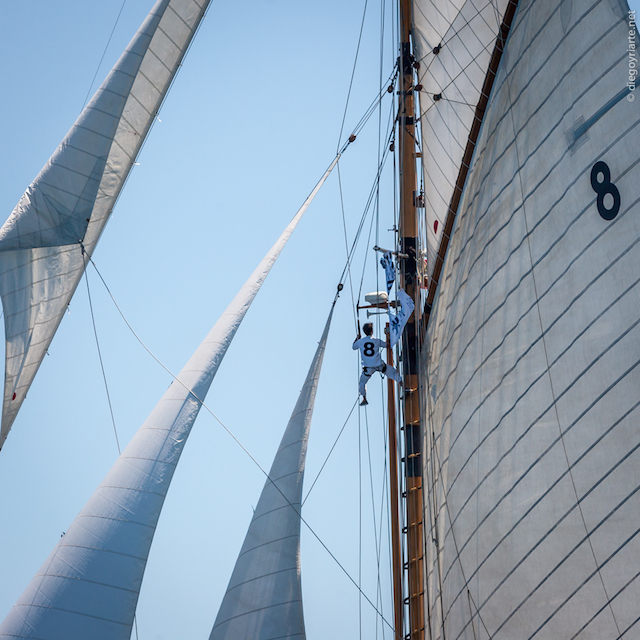 comprar barco de madera – jarcia – Regata Vela Classica Barcelona