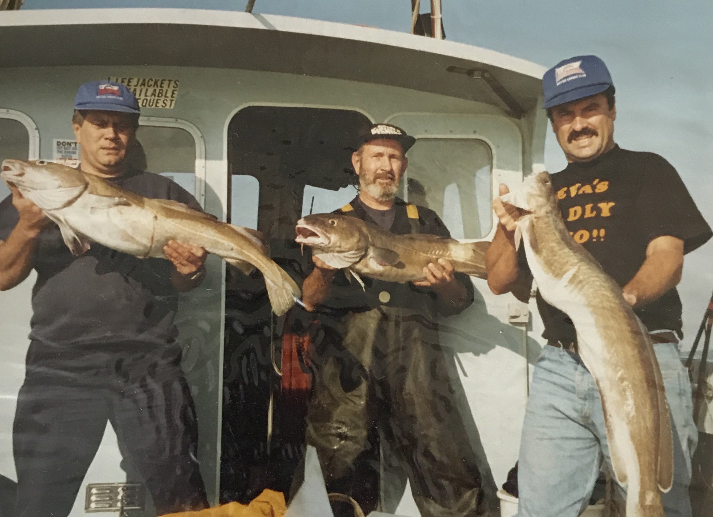 old photo of the fishing days