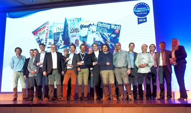 Los ganadores de los premios European Yacht of the Year 2016. 