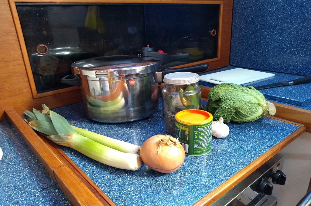 Food in the galley