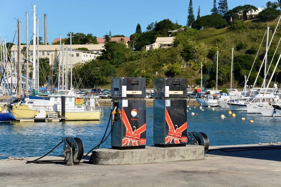 Boats docked in a harbour on a summer day