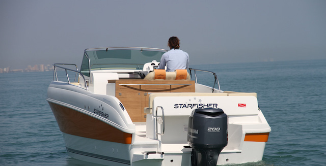 Starfisher 790 Sundeck popa