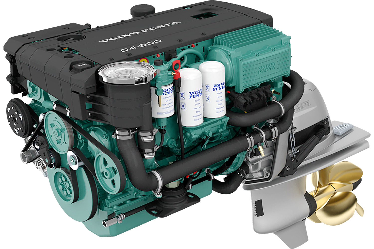 Volvo D4-300 Marine Engine