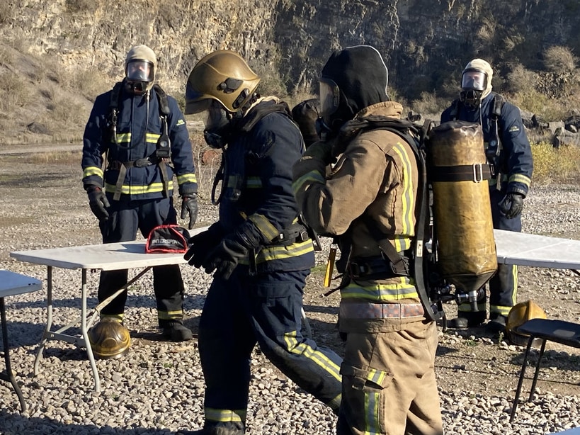 Firefighting training