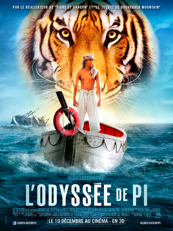 Affiche du film L'odyssée de Pi (2012)