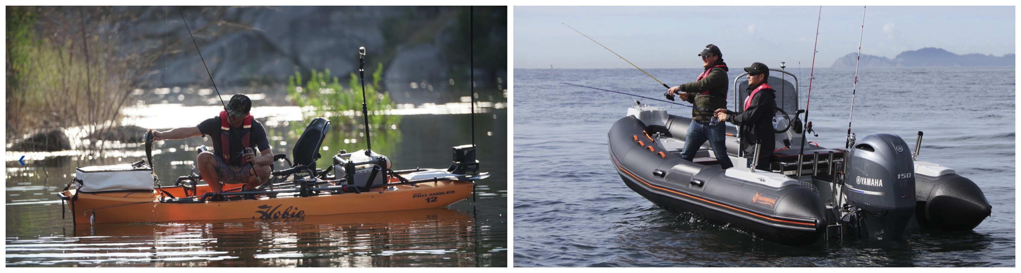 Botes de pesca y lanchas de pesca recreativa para los Rios de Chile.