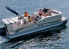 Pontoon boats are great for entertaining, fishing and watersports