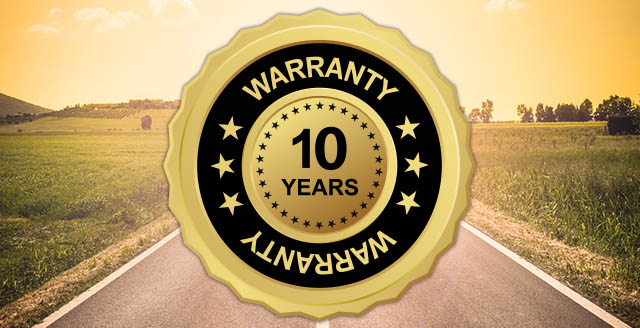 10 year warranty