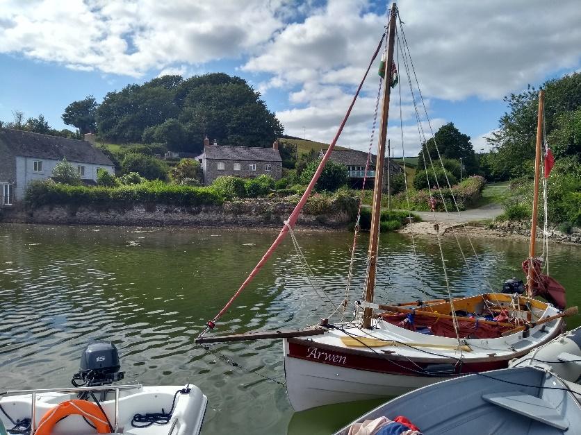 Moored at South Pool Creek Pontoon